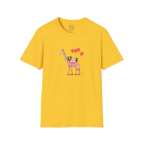 Adult Giraffe & Mice Party Tee