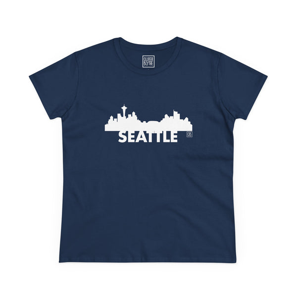 Oliver Blythe Women's Seattle Skyline T-shirt
