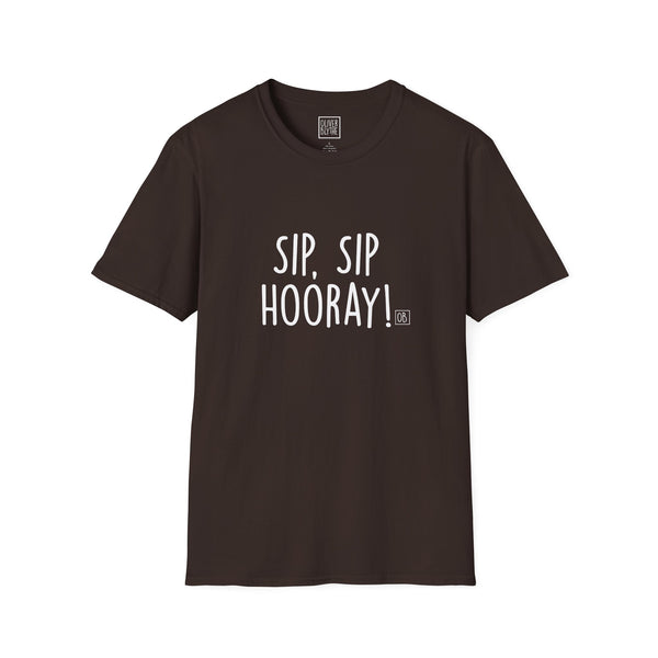 Adult Sip Sip Hooray Tee
