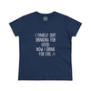 Women's Quit Drinking For Good Tee
