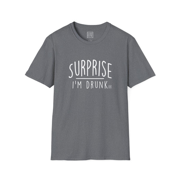 Oliver Blythe Adult Surprise I'm Drunk T-shirt