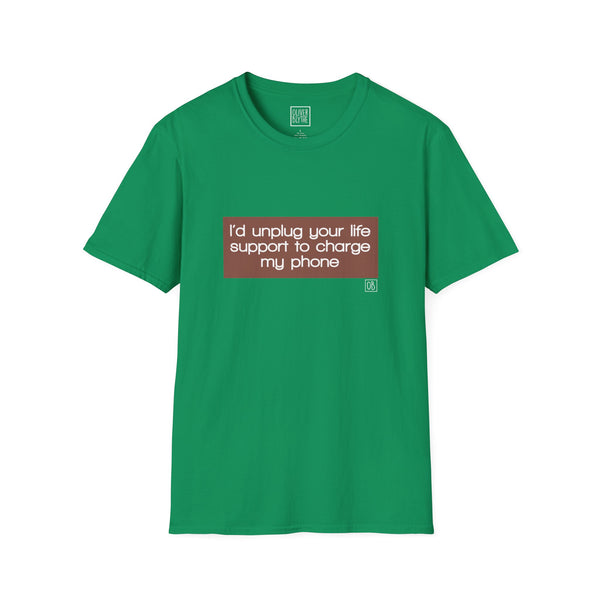 Adult Charge My Phone Tee