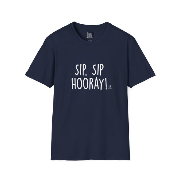 Adult Sip Sip Hooray Tee