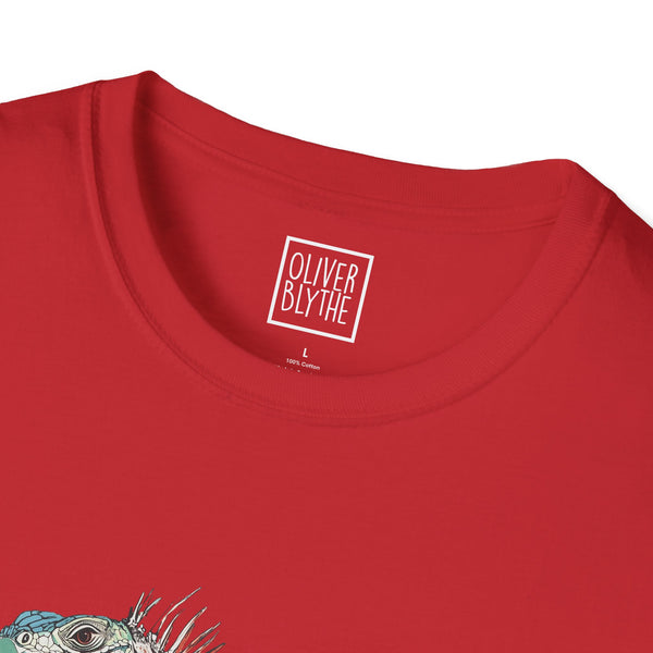 Oliver Blythe Adult Iguana Roll Skateboard T-shirt