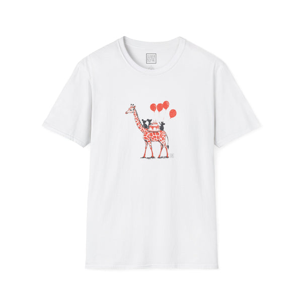 Adult Giraffe & Mice Party Tee