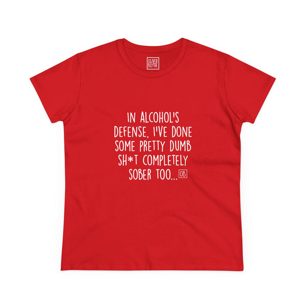 Women's Alcohol's Defense Tee