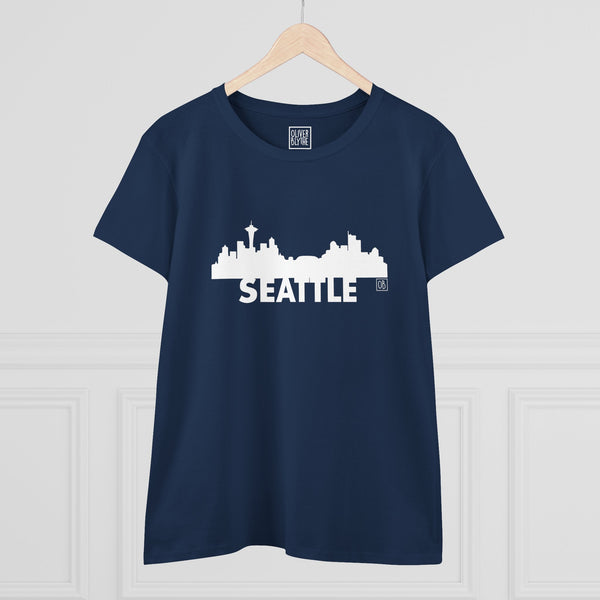 Oliver Blythe Women's Seattle Skyline T-shirt