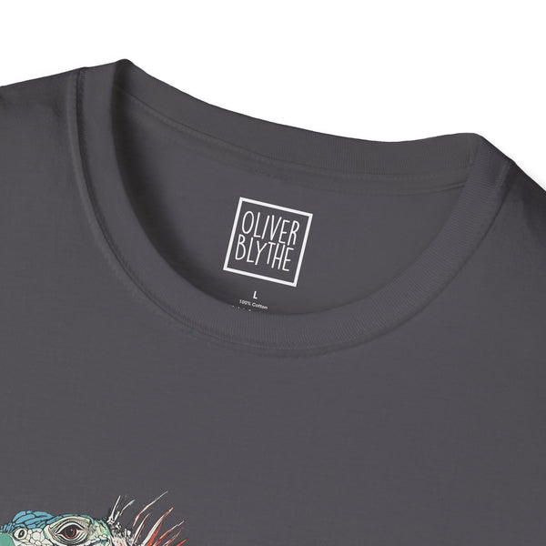 Oliver Blythe Adult Iguana Roll Skateboard T-shirt