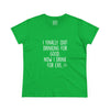 Women's Quit Drinking For Good Tee
