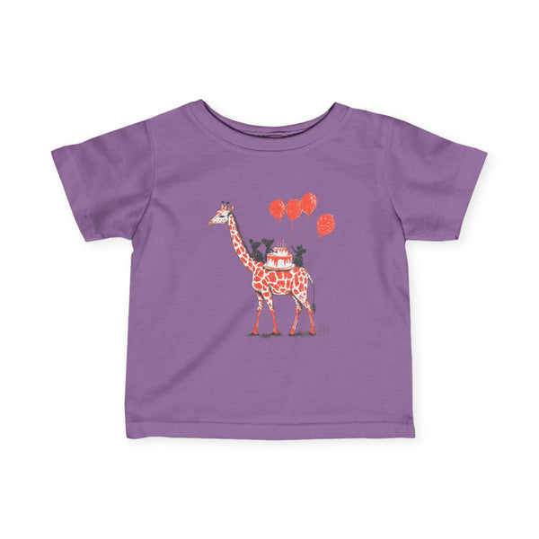 Infant Giraffe & Mice Party Tee