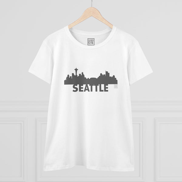 Oliver Blythe Women's Seattle Skyline T-shirt