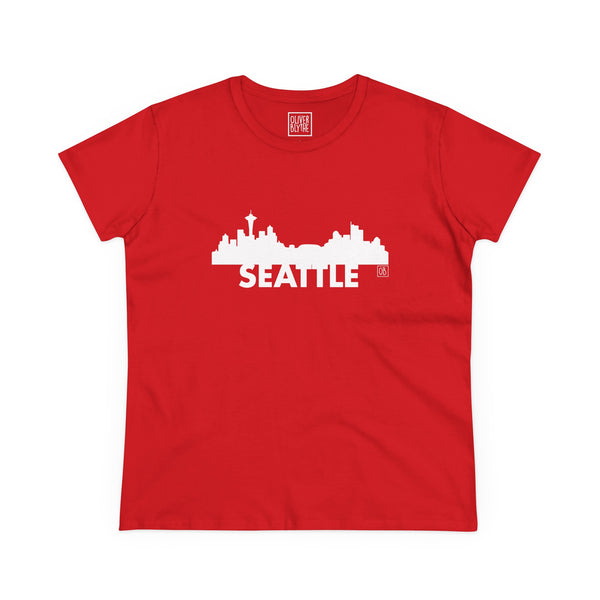 Oliver Blythe Women's Seattle Skyline T-shirt