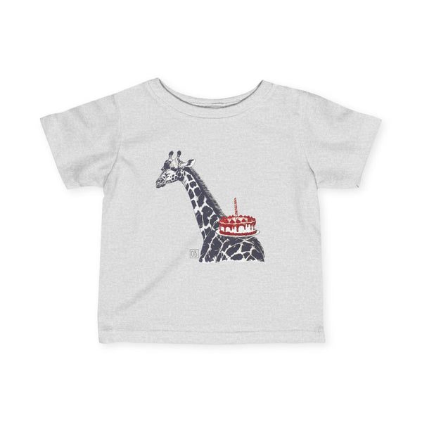 Infant Giraffe Cake Party Tee
