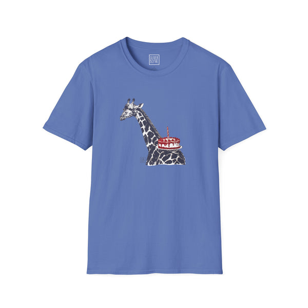 Adult Giraffe Cake Party Tee
