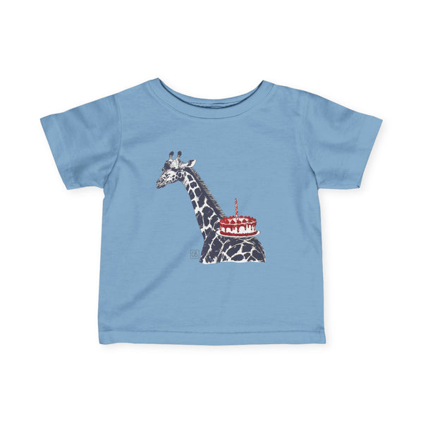 Infant Giraffe Cake Party Tee
