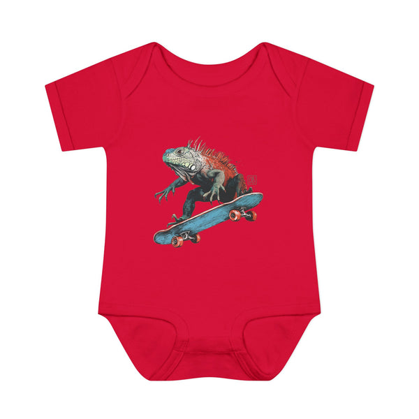 Infant Iguana Roll Onesie