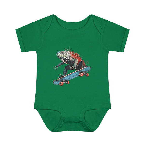 Infant Iguana Roll Onesie