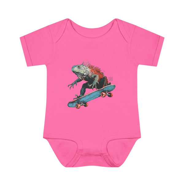 Infant Iguana Roll Onesie