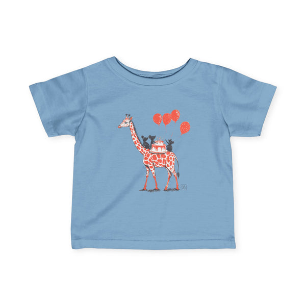 Infant Giraffe & Mice Party Tee