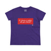 Women's If I Throw A Stick Tee