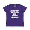 Women's Surely Not Everyone Was Kung Fu Fighting Tee