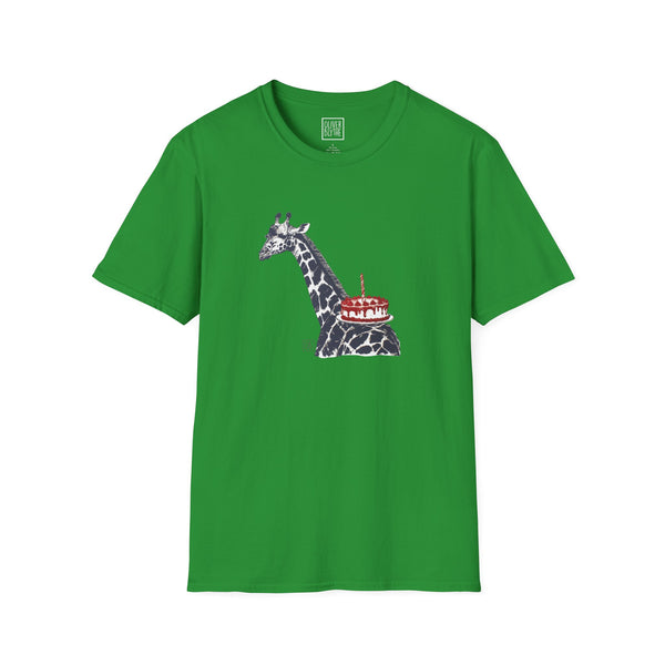 Adult Giraffe Cake Party Tee