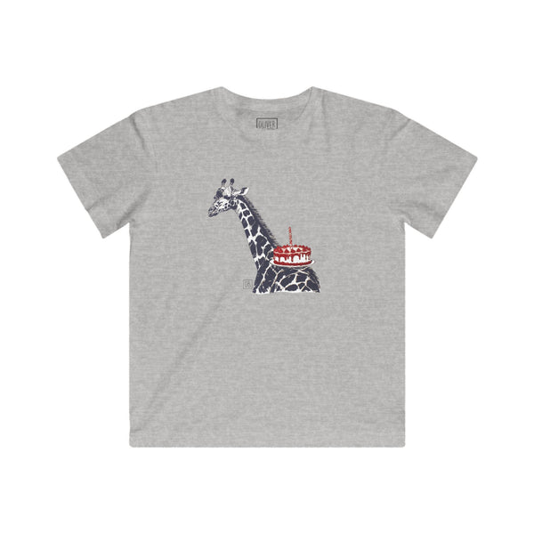 Kids Giraffe Cake Party Tee