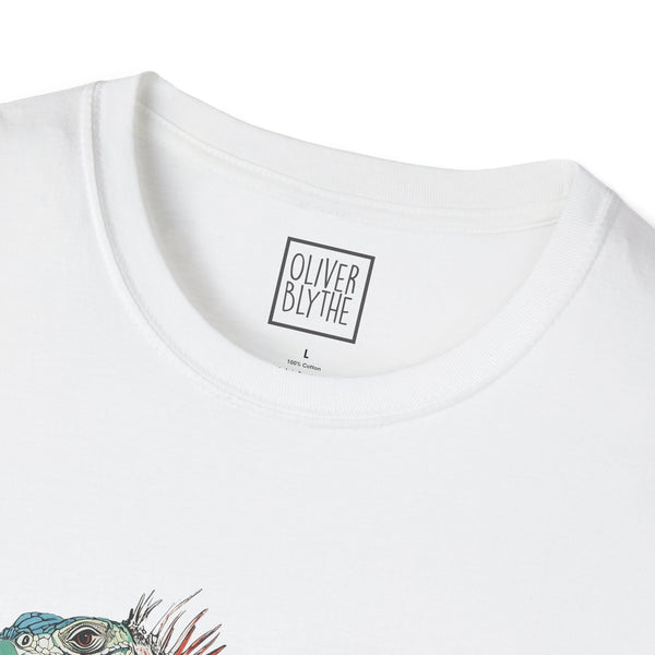 Oliver Blythe Adult Iguana Roll Skateboard T-shirt
