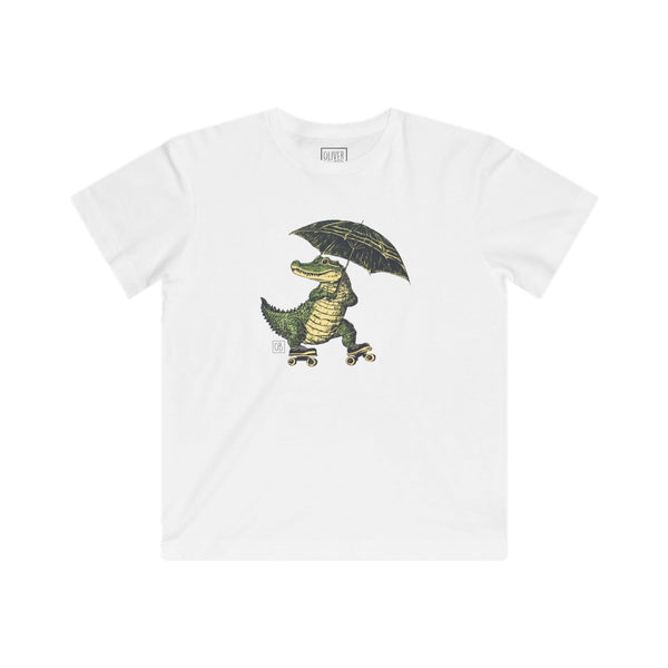 Kids Gator in the Rain Tee