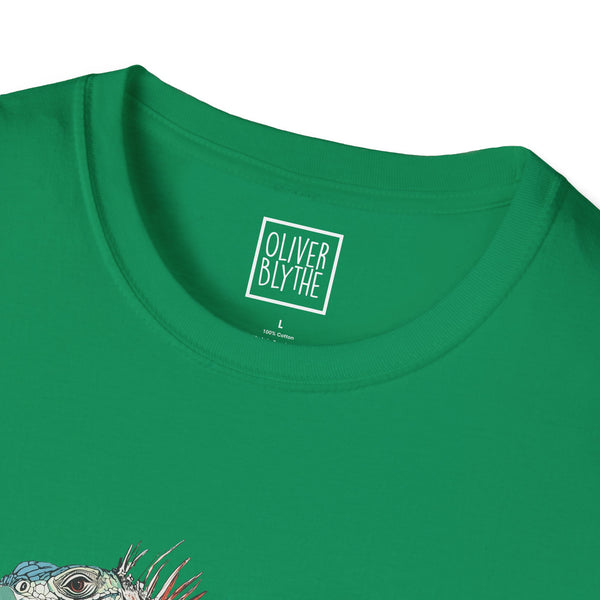 Oliver Blythe Adult Iguana Roll Skateboard T-shirt