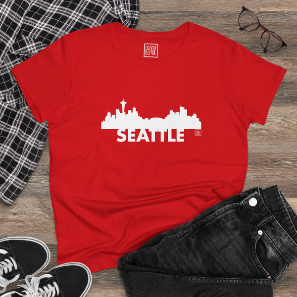 Oliver Blythe Women's Seattle Skyline T-shirt