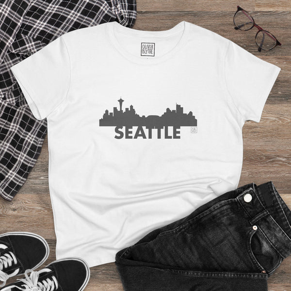 Oliver Blythe Women's Seattle Skyline T-shirt
