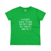 Women's Alcohol's Defense Tee