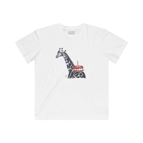 Kids Giraffe Cake Party Tee