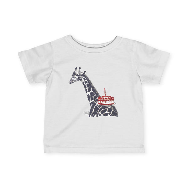 Infant Giraffe Cake Party Tee