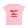 Women's Surely Not Everyone Was Kung Fu Fighting Tee