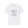 Adult Quit Drinking For Good Tee