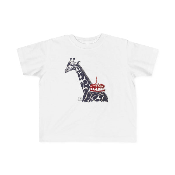 Toddler Giraffe Cake Party Tee