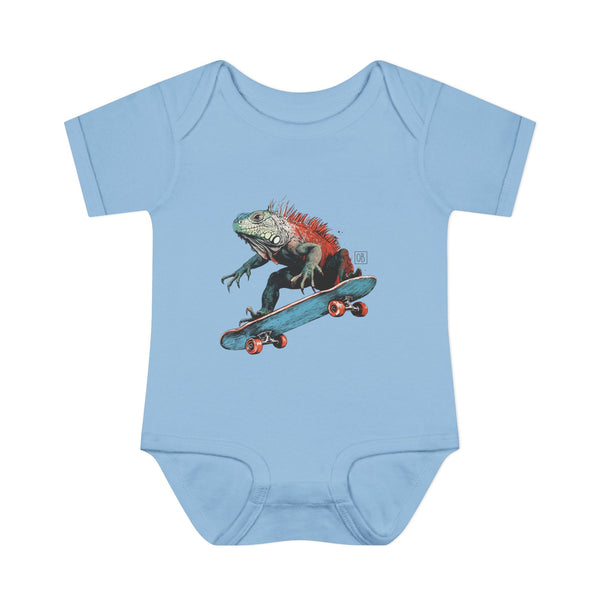 Infant Iguana Roll Onesie