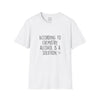 Adult According To Chemistry Tee