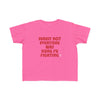 Toddler Surely Not Everyone Was Kung Fu Fighting Tee