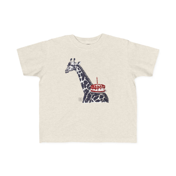 Toddler Giraffe Cake Party Tee