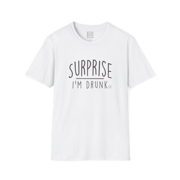 Oliver Blythe Adult Surprise I'm Drunk T-shirt