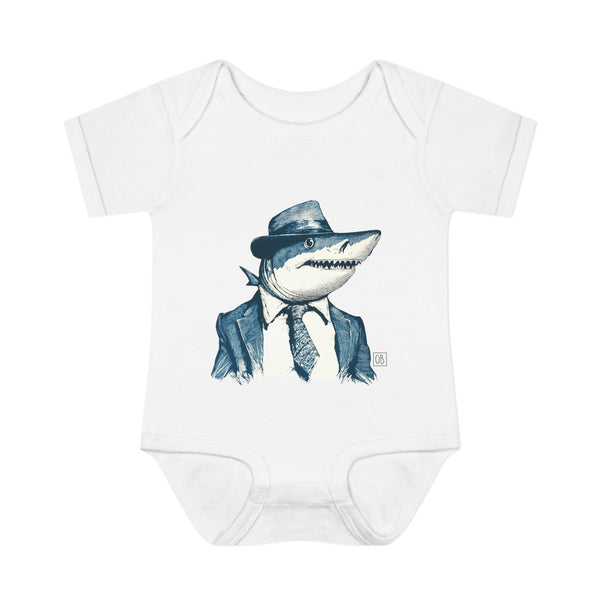 Infant Shark Boss Onesie