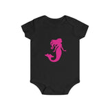 Baby Short Sleeve Mermaid Snap Tee