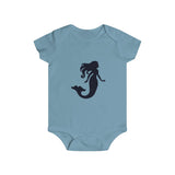 Baby Short Sleeve Mermaid Snap Tee