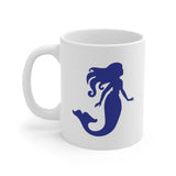 Mermaid White Mug - 11oz