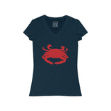 Womens Maryland Blue Crab V-Neck Tee