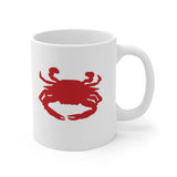 Maryland Blue Crab White Mug - 11oz