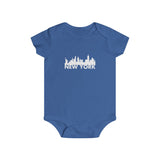 Baby Short Sleeve New York Snap Tee